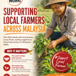 Chin Woh supporting local farmers across Perak, working together for Malaysian tables.