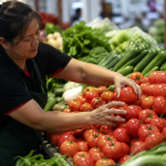 Fresh tomatoes supplied by Chin Woh displayed at a local Malaysian supermarket, supporting retailers and restaurants across the country